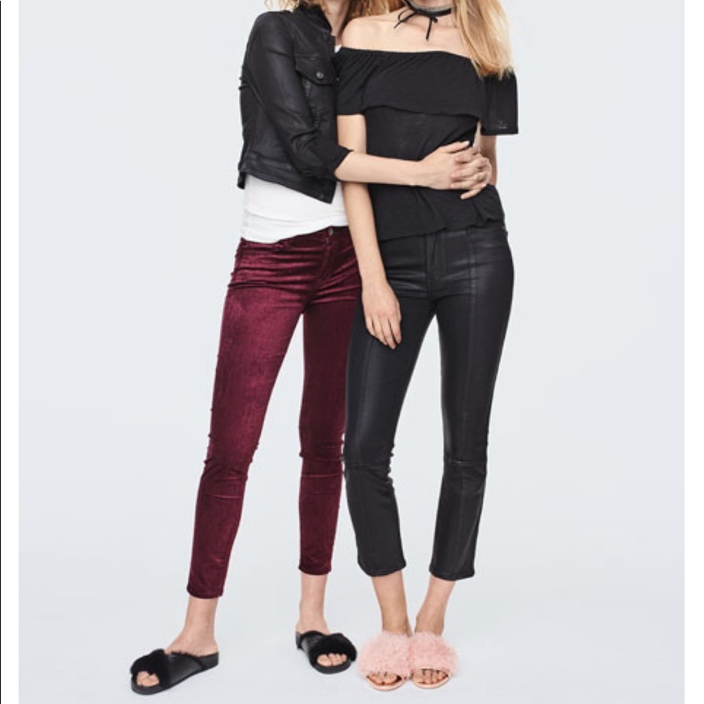 NEW • 7 For All Mankind • Edie Coated Skinny Jean
